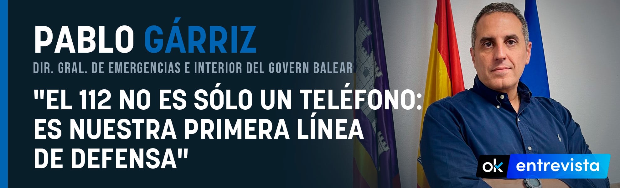 Pablo Gárriz: “El 112 no es sólo un teléfono: es nuestra primera línea de defensa”