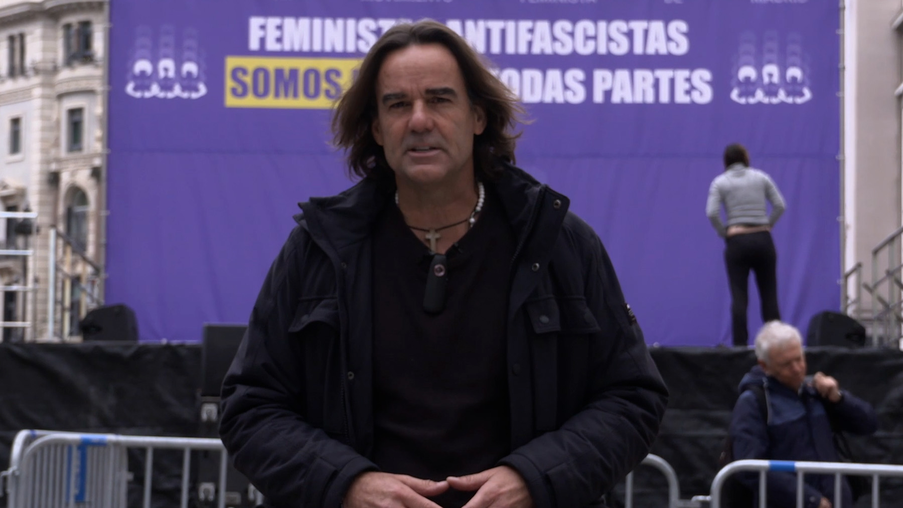 Las feministas del 8M crean zonas vetadas a los hombres: Aquí sólo entramos nosotras