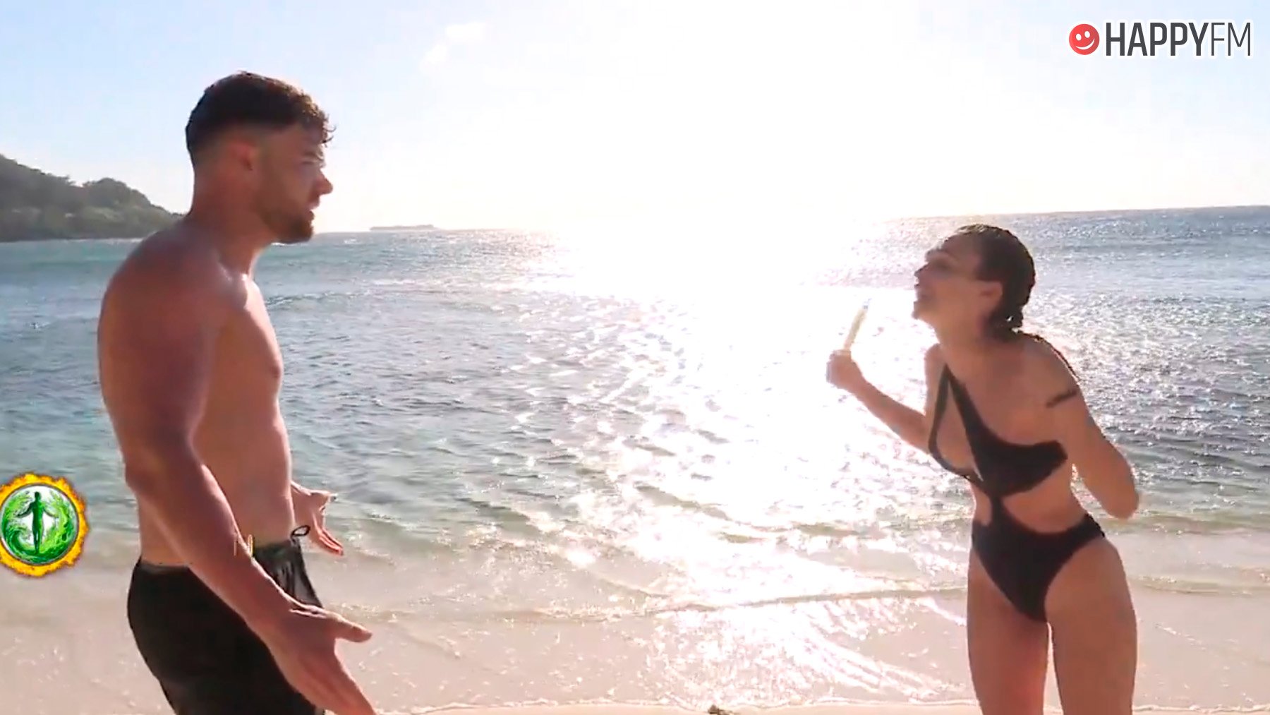 Darío y Almudena en Supervivientes 2026. (Mediaset)