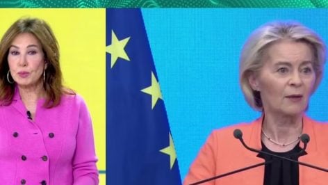 Ana Rosa Quintana y Úrsula von der Leyen.