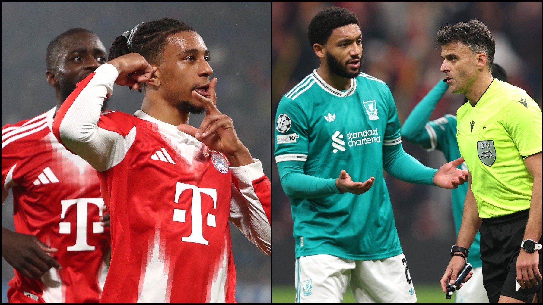 El Bayern arrasa a la Atalanta y el Liverpool cae en Turquía