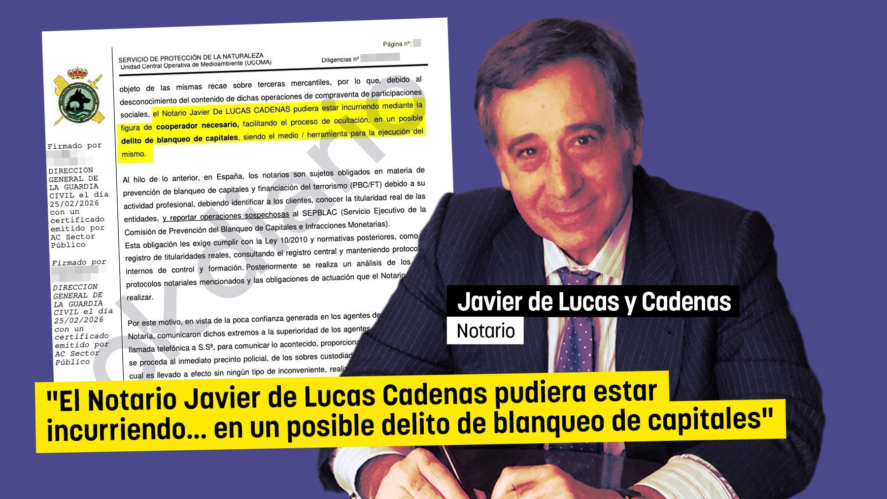 Un cooperador del alto cargo de Ribera detenido en el