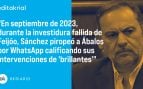 Cuando Sánchez chivó al «desconocido» Ábalos que iban contra Koldo