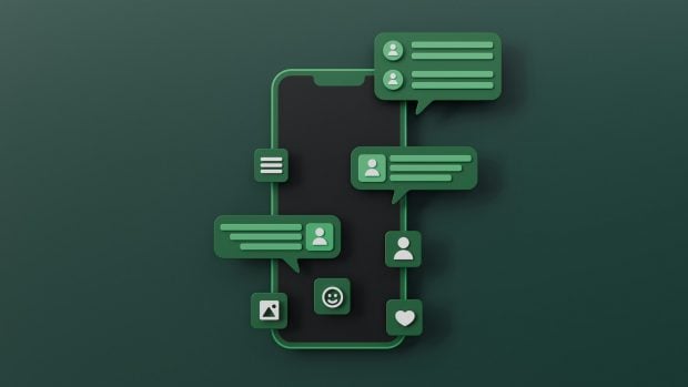 burbujas de WhatsApp