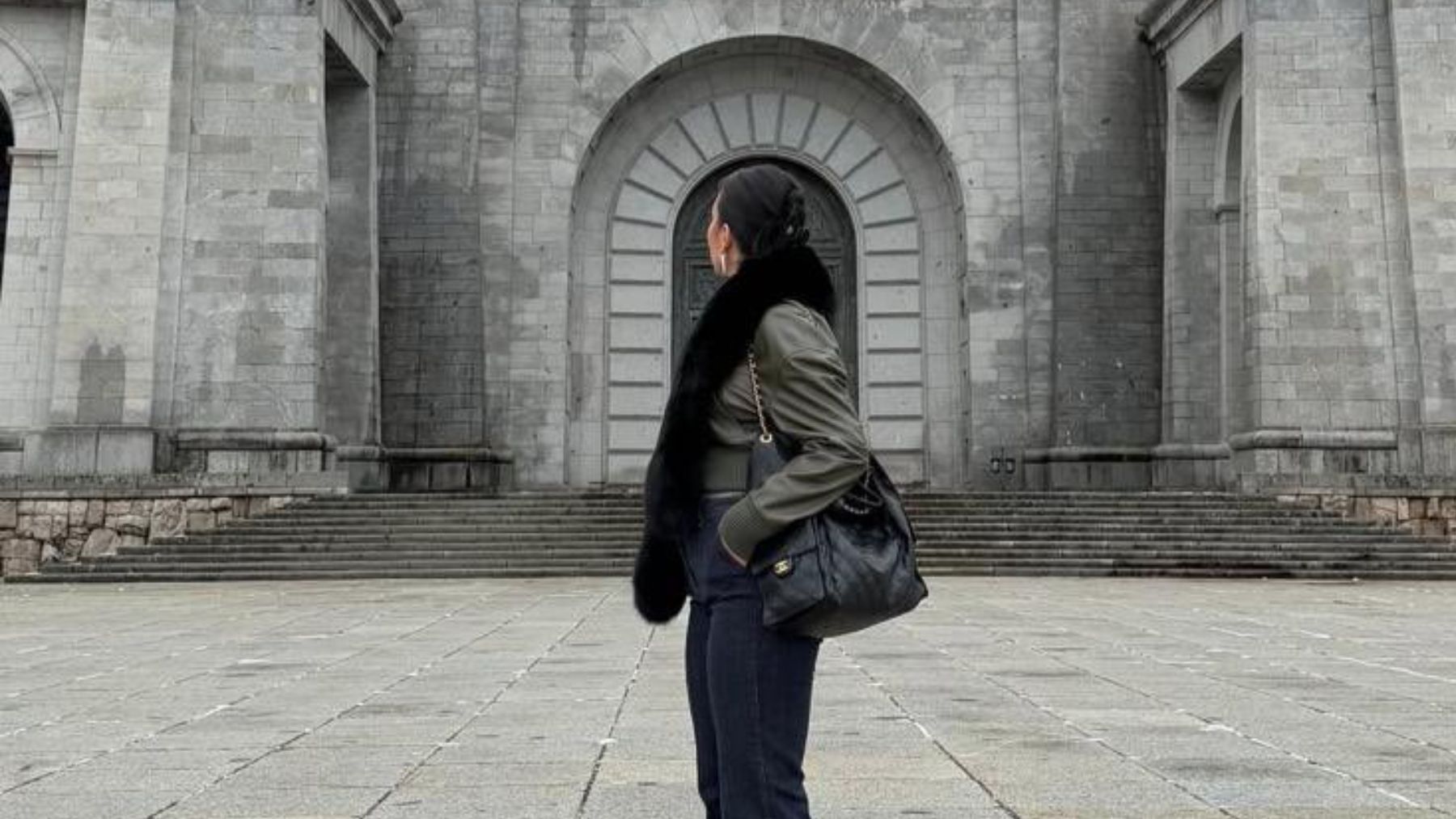 Georgina visita el Valle de los Caídos y queda impresionada: La misa más bonita a la que he asistido