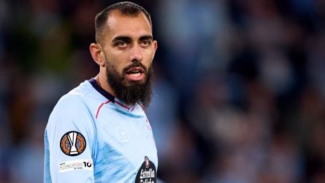 Borja Iglesias en un partido con el Celta de Vigo. (Getty)