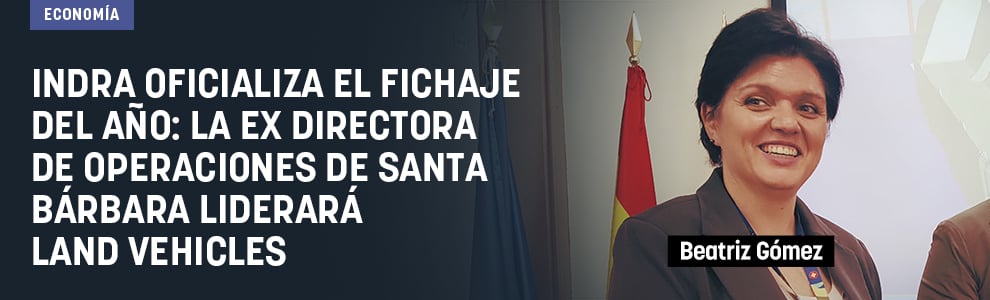 Indra oficializa el fichaje del año: la ex directora de operaciones de Santa Bárbara liderará Land Vehicles