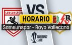 Samsunspor Rayo horario