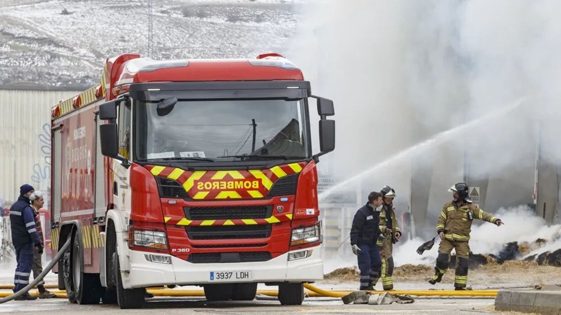 Al menos tres muertos y cuatro heridos en el incendio de un edificio de Miranda de Ebro (Burgos)