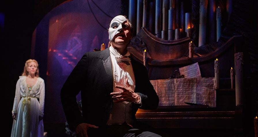 Un momento del musical ‘El Fantasma de la Ópera’.