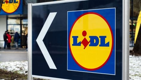 Los exteriores de un Lidl.