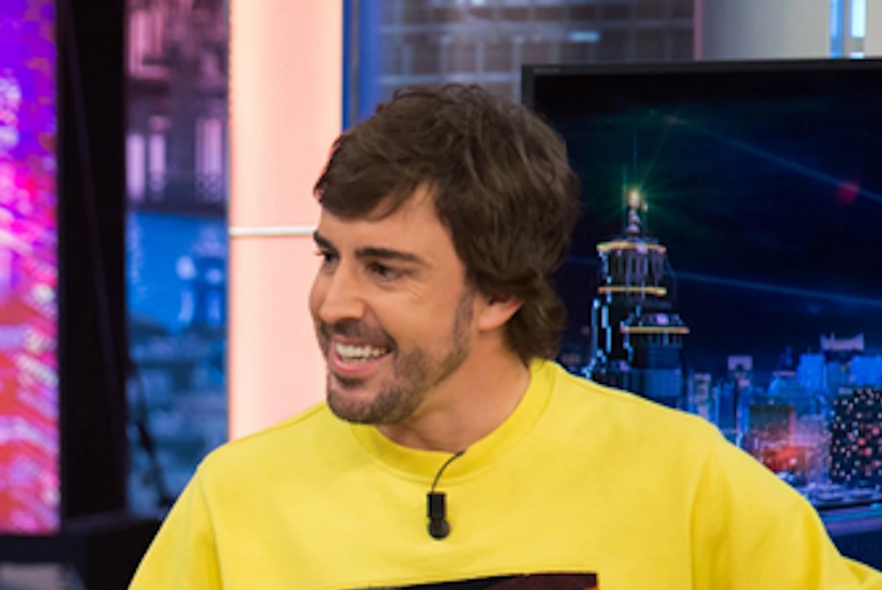 Fernando Alonso en plató (Foto: Antena 3)