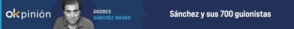 Sánchez y sus 700 guionistas