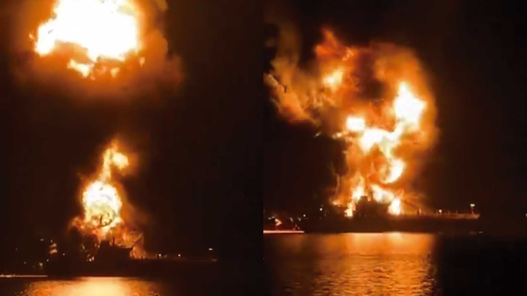 Irán desata el infierno en el Golfo: ataca dos petroleros anclados en aguas de Irak hasta ahora seguras