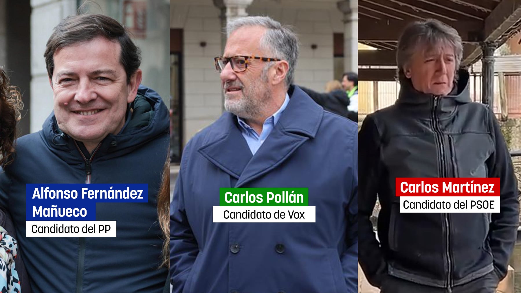 Así pasan los candidatos de Castilla y León la jornada de reflexión: paseos en familia y comidas con amigos