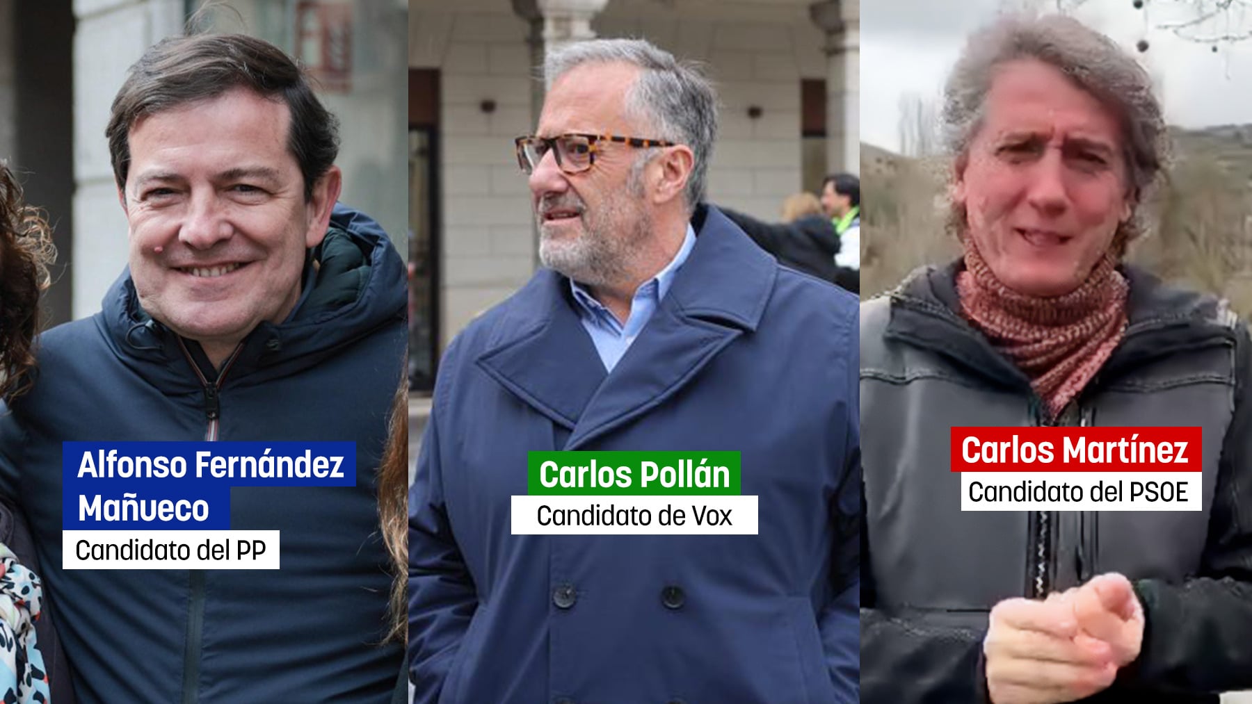Así pasan los candidatos de Castilla y León la jornada de reflexión: paseos en familia y comidas con amigos