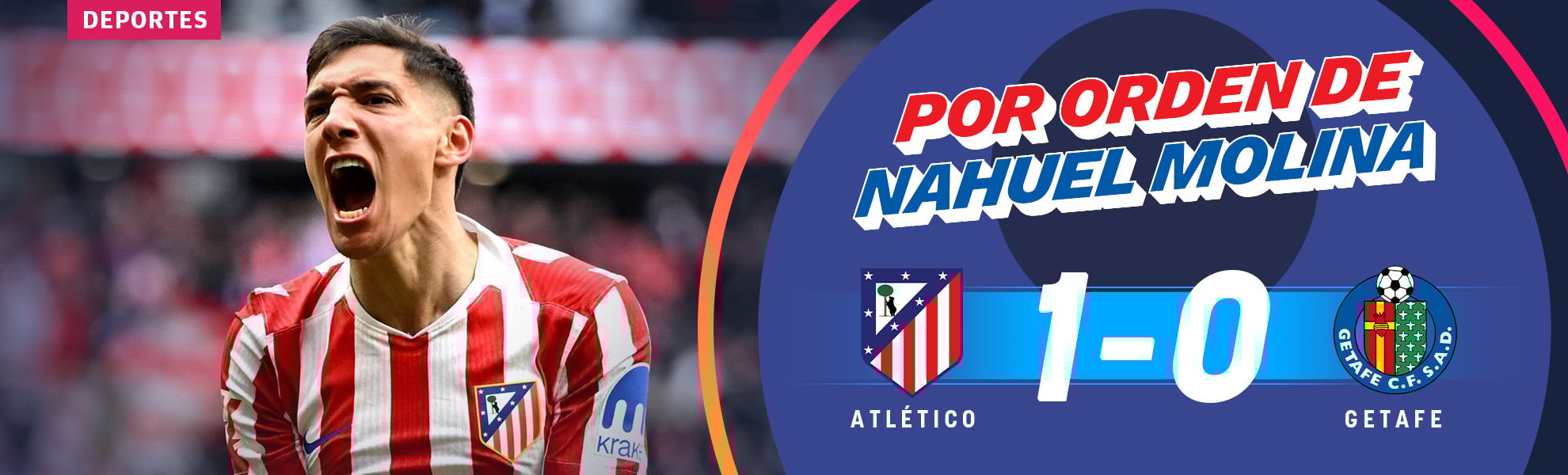 El Atlético rinde al Getafe por orden de Nahuel Molina