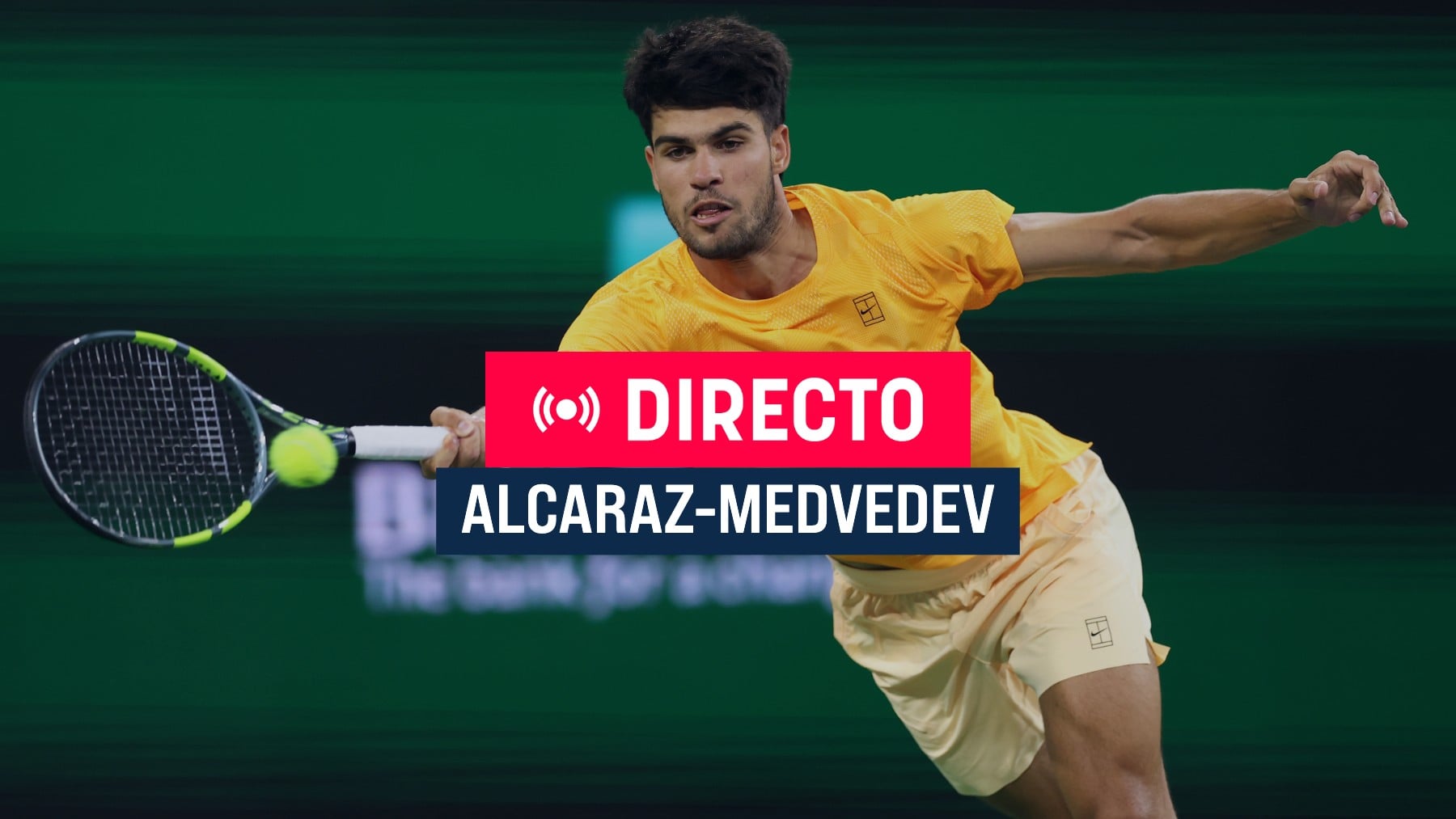 Carlos Alcaraz - Medvedev, en directo hoy | Sigue el partido de semifinales de Indian Wells 2026 online en vivo