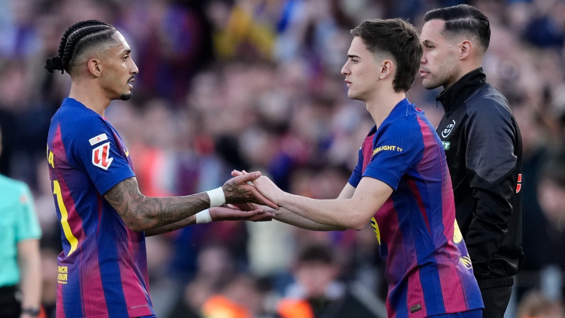 Gavi vuelve a jugar con el Barcelona 204 días después: Ha sido muy duro...