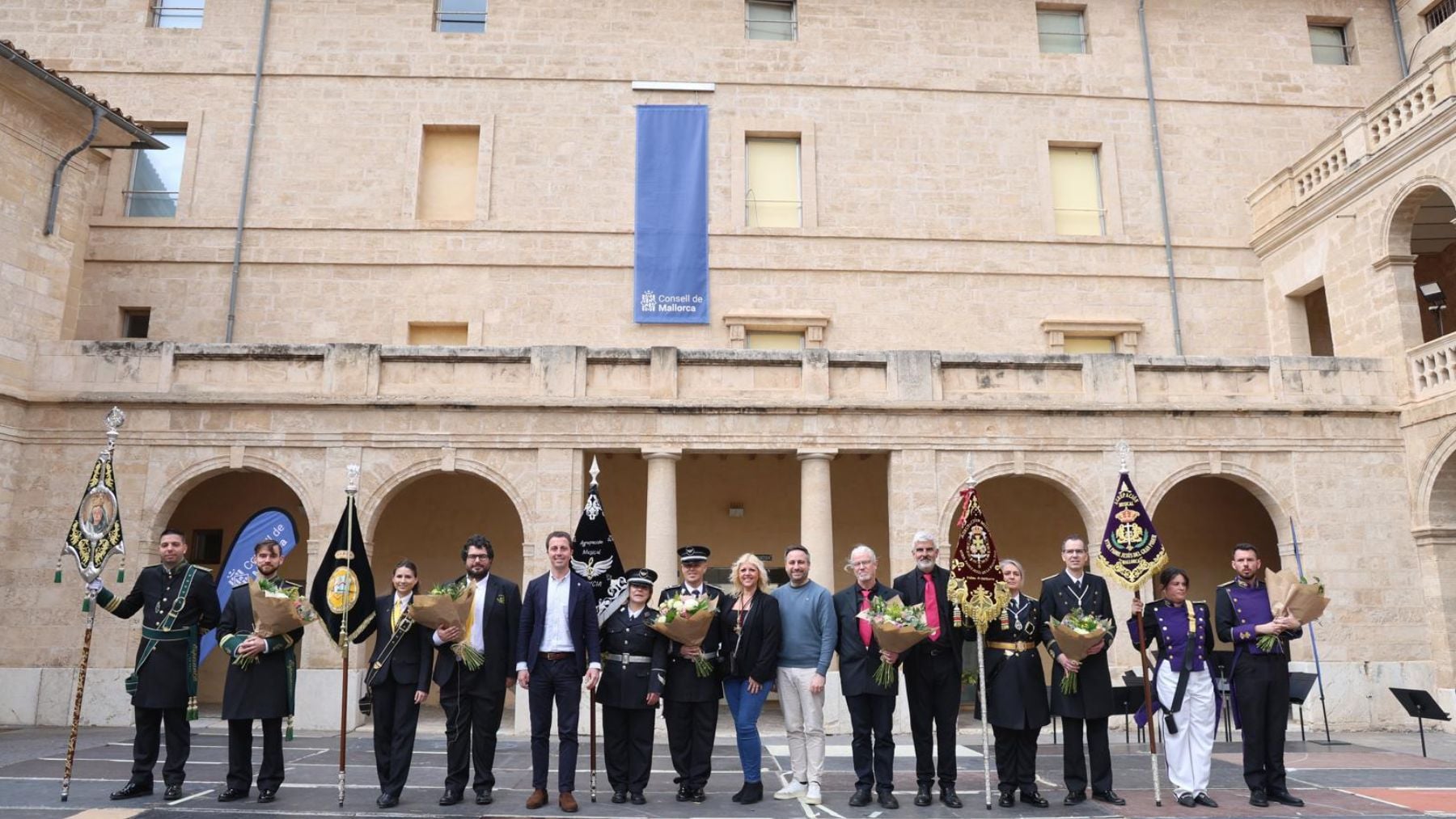 Más de 300 músicos participan en el encuentro de bandas de Semana Santa en La Misericòrdia