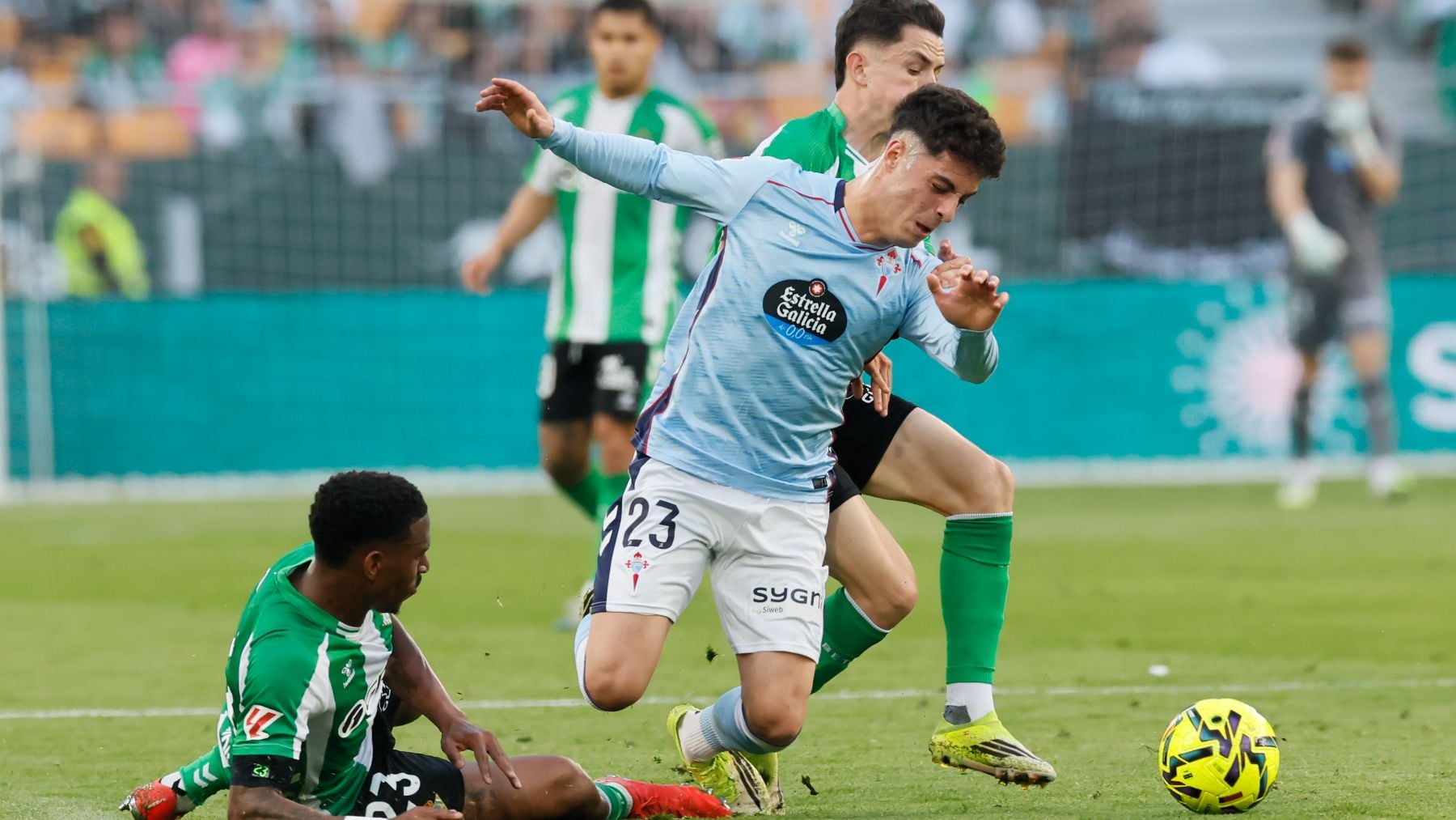 Betis y Celta empatan en Liga. (EFE)