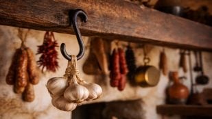 Cómo se llama al hierro para colgar cosas de la cocina según la RAE, qué es un garabato en la RAE, origen en español de la palabra garabato.