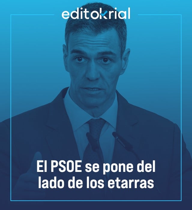 El PSOE se pone del lado de los etarras