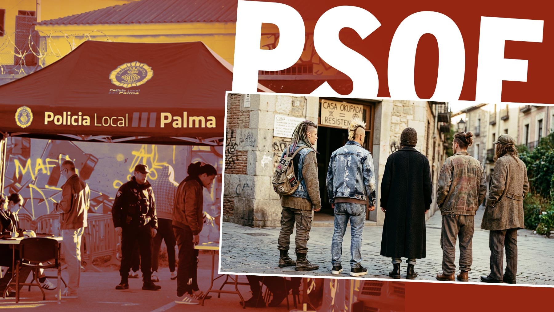 El PSOE desvaría: exige a los ediles de PP y Vox que se lleven a sus casas a los okupas de la vieja cárcel de Palma