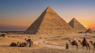 pirámides de Giza, Egipto