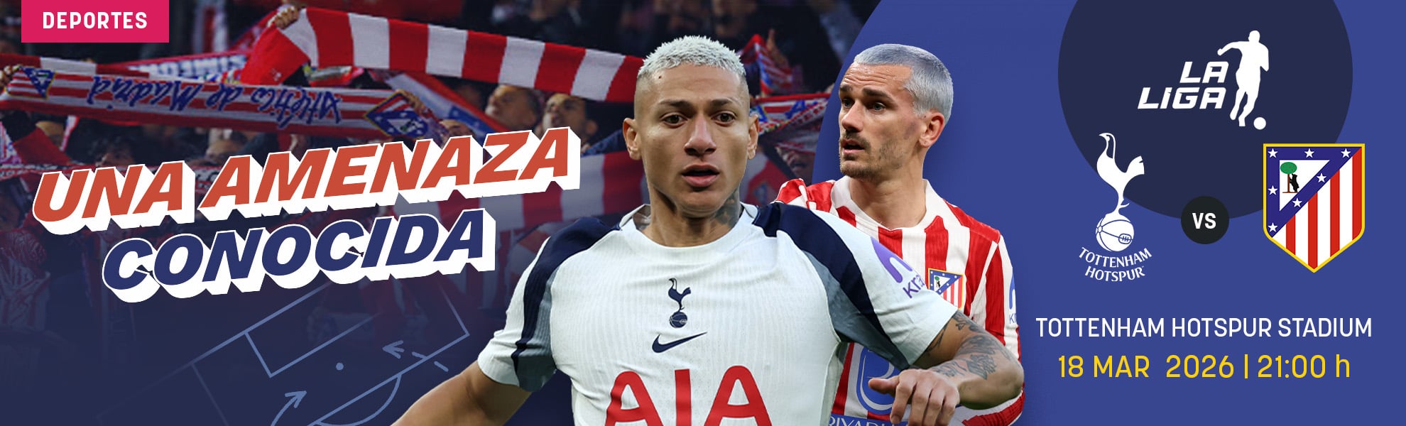 Tottenham-Atlético: una amenaza conocida