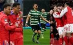psg, Sporting, Arsenal, resultados octavos Champions
