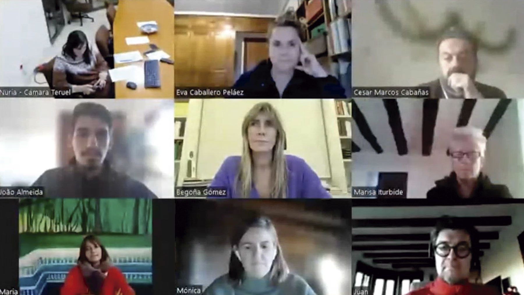 Begoña Gómez y sus socios de la