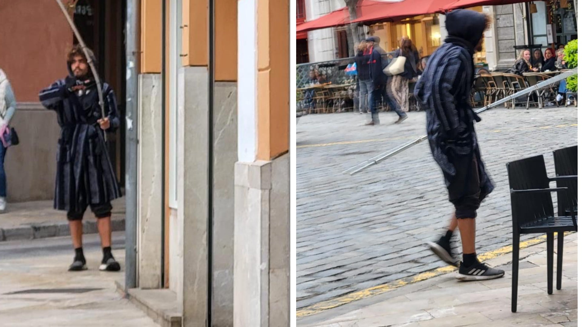 Imágenes en exclusiva del detenido en plena acción.