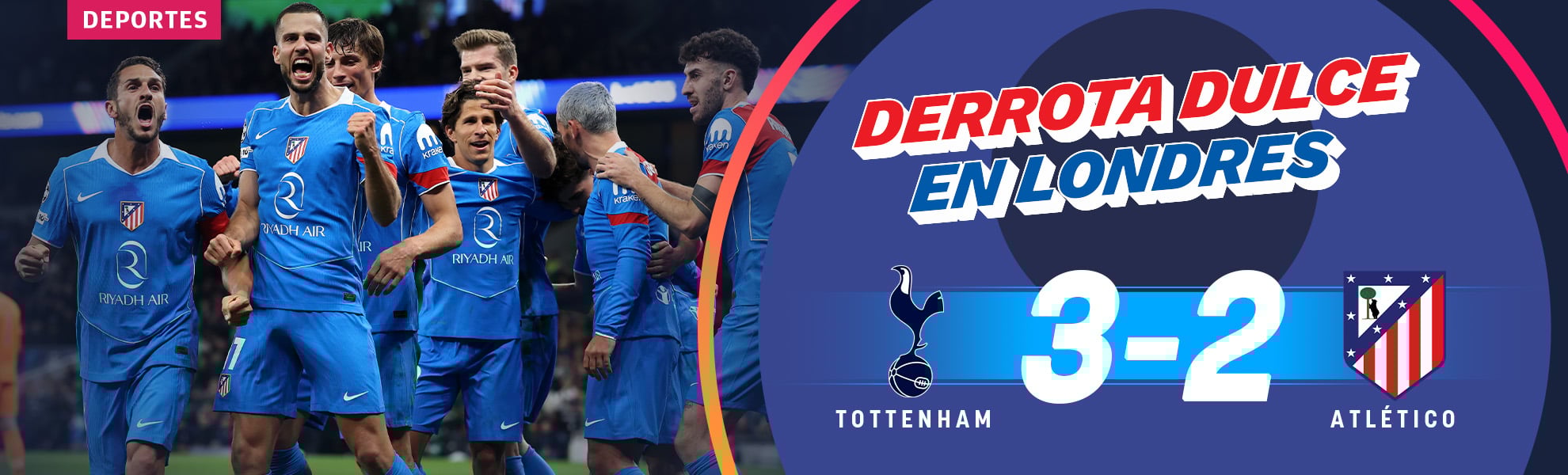 El Atlético no da opción al susto del Tottenham y pasa a cuartos de Champions sin sufrir