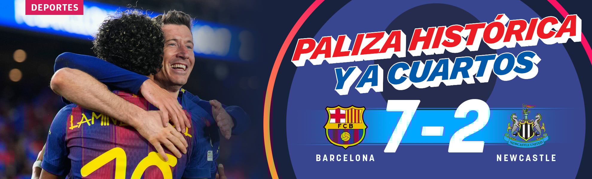 El Barcelona le endosa una paliza de época al Newcastle y ya está en cuartos de Champions