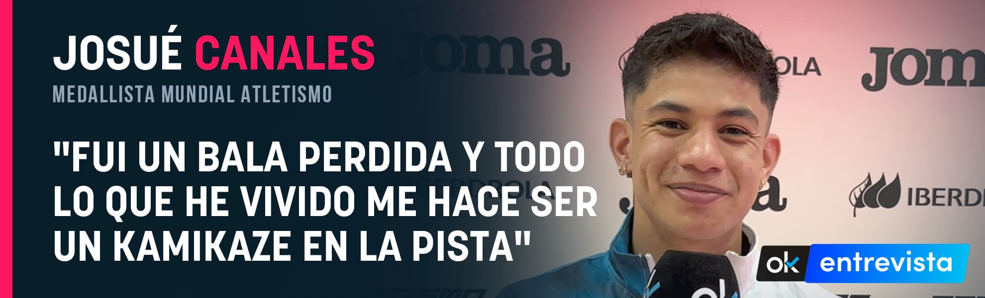 El triunfo de Josué Canales, el bala perdida del atletismo español: En la pista soy un kamikaze