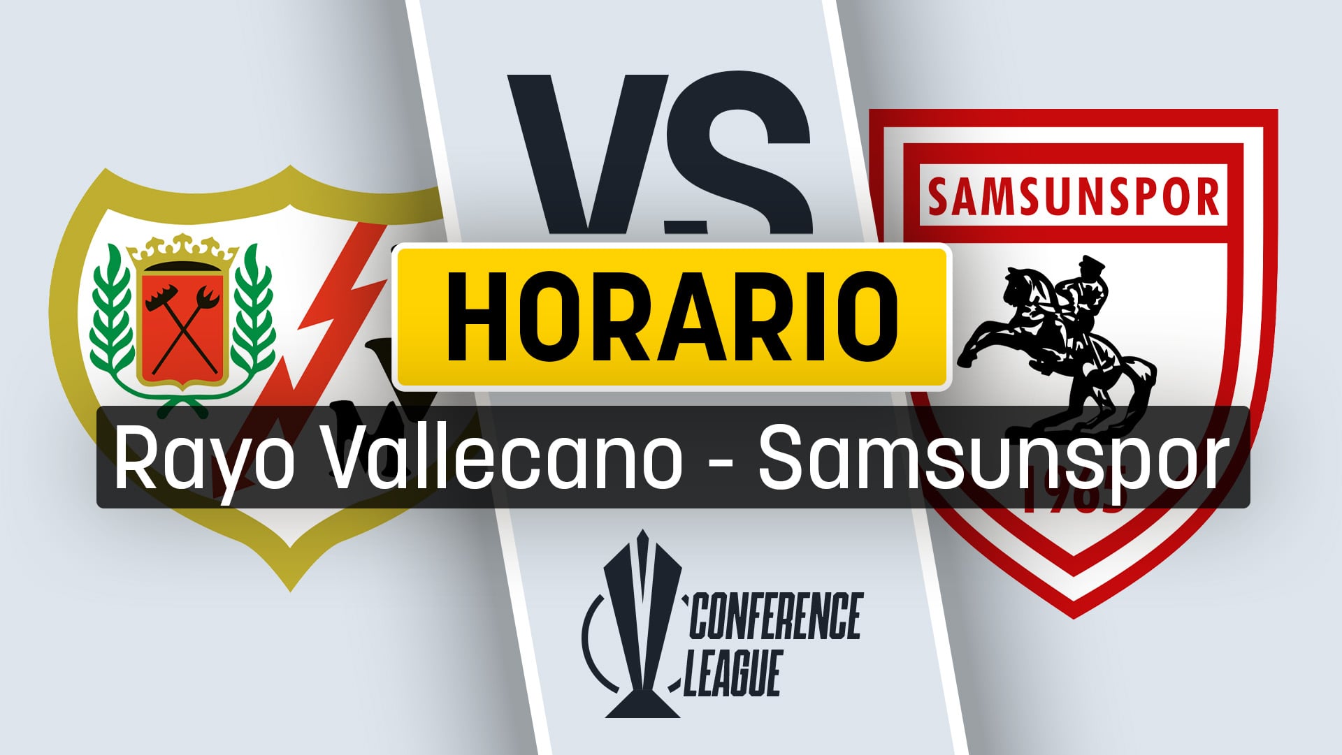 Rayo Vallecano – Samsunspor: cuándo se juega, a qué hora empieza y canal de televisión para ver en directo el partido de Conference League.