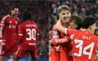 Liverpool, Bayern, resultados octavos Champions