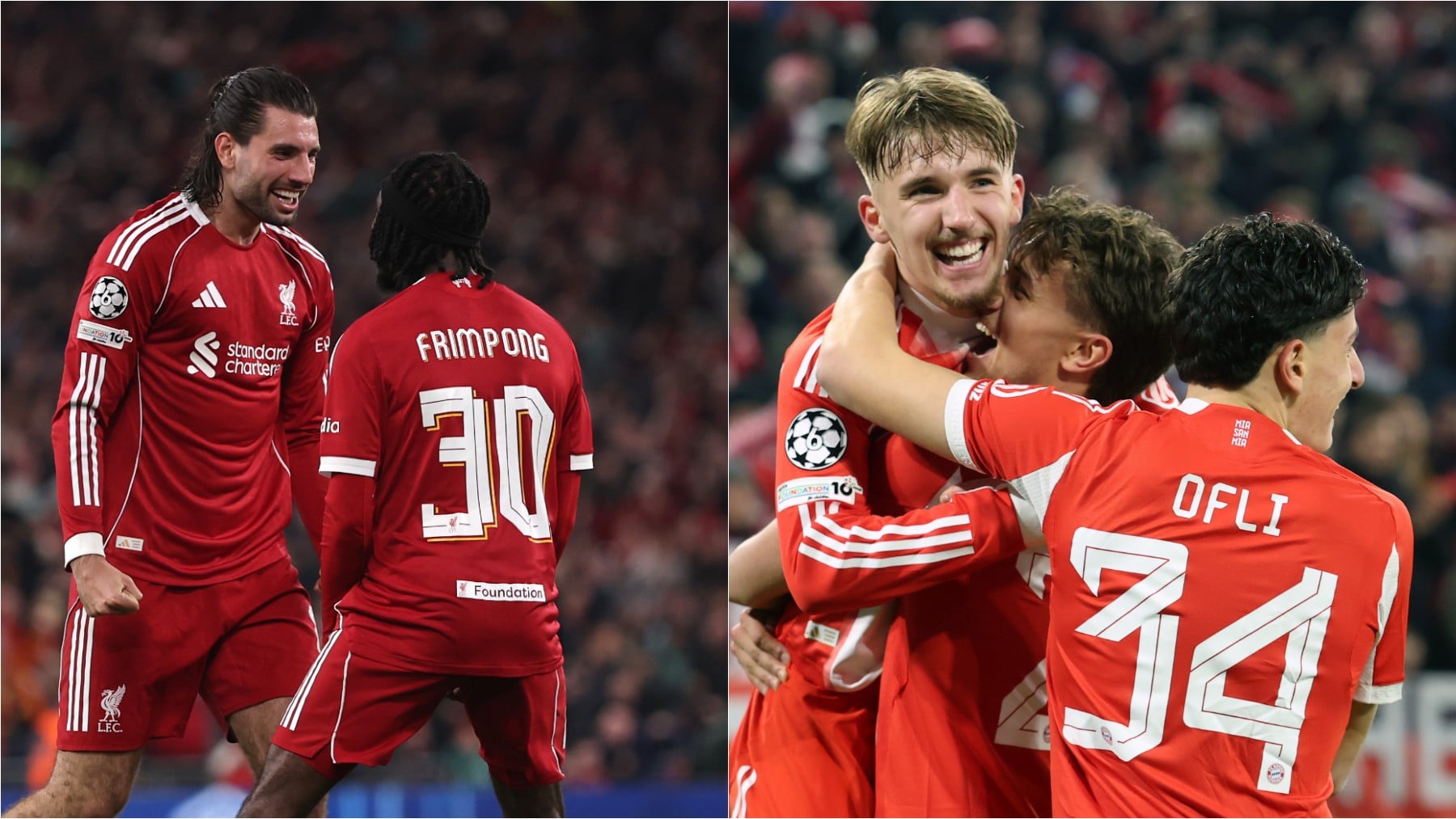 Así queda el cuadro de los octavos de final de la Champions League: resultados de los partidos