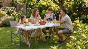 Mesa de jardín plegable Every