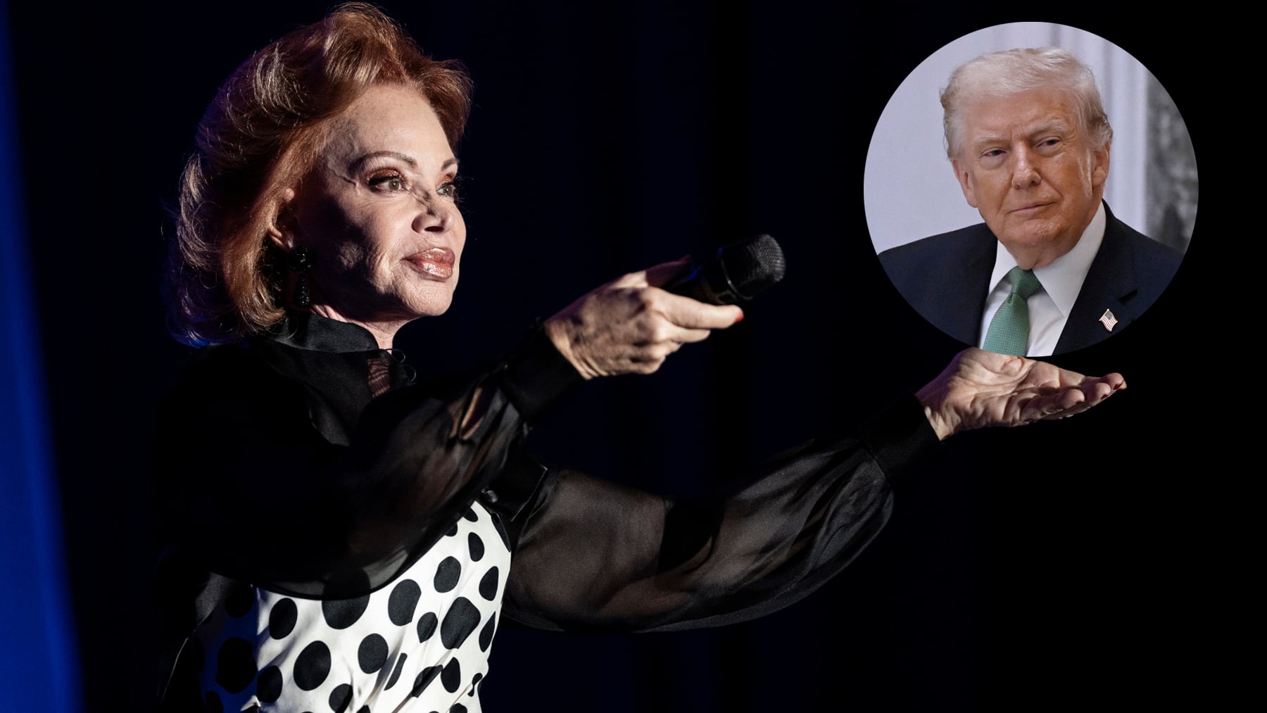 Me llamó a la habitación: Paloma San Basilio recuerda su incómodo momento con Trump