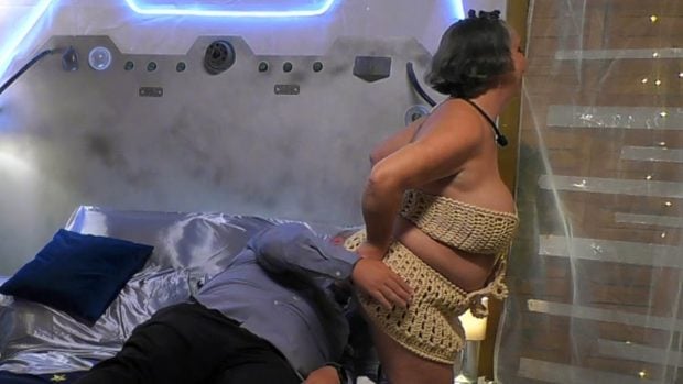 Pedro y Virginia en First Dates. (Mediaset)