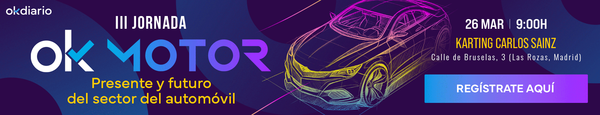 Ya están aquí las III Jornadas OKMOTOR, el gran evento del motor de OKDIARIO