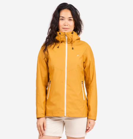 Chubasquero chaqueta impermeable Sailing 100 ocre de Decathlon