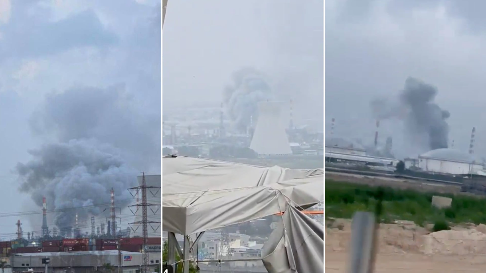 Golpe en Haifa: un misil iraní impacta en la refinería Bazan desatando apagones y alarma en Israel