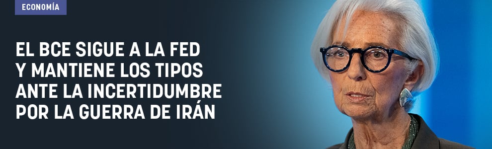 El BCE sigue a la Fed y mantiene los tipos ante la incertidumbre por la guerra de Irán