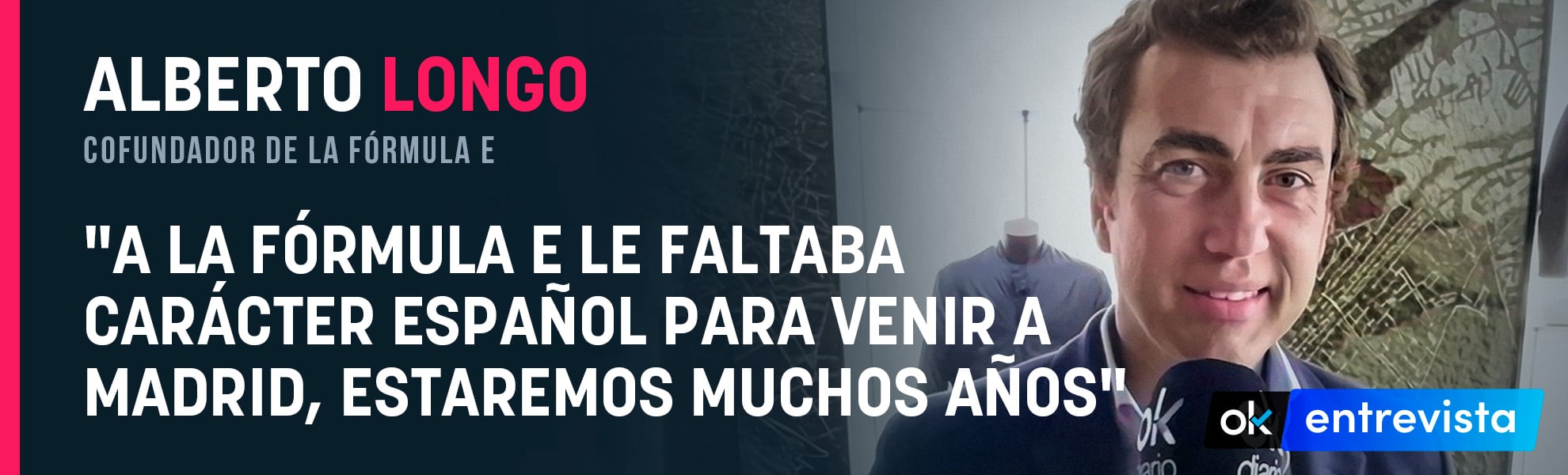 Alberto Longo: A la Fórmula E le faltaba carácter español para venir a Madrid, estaremos muchos años