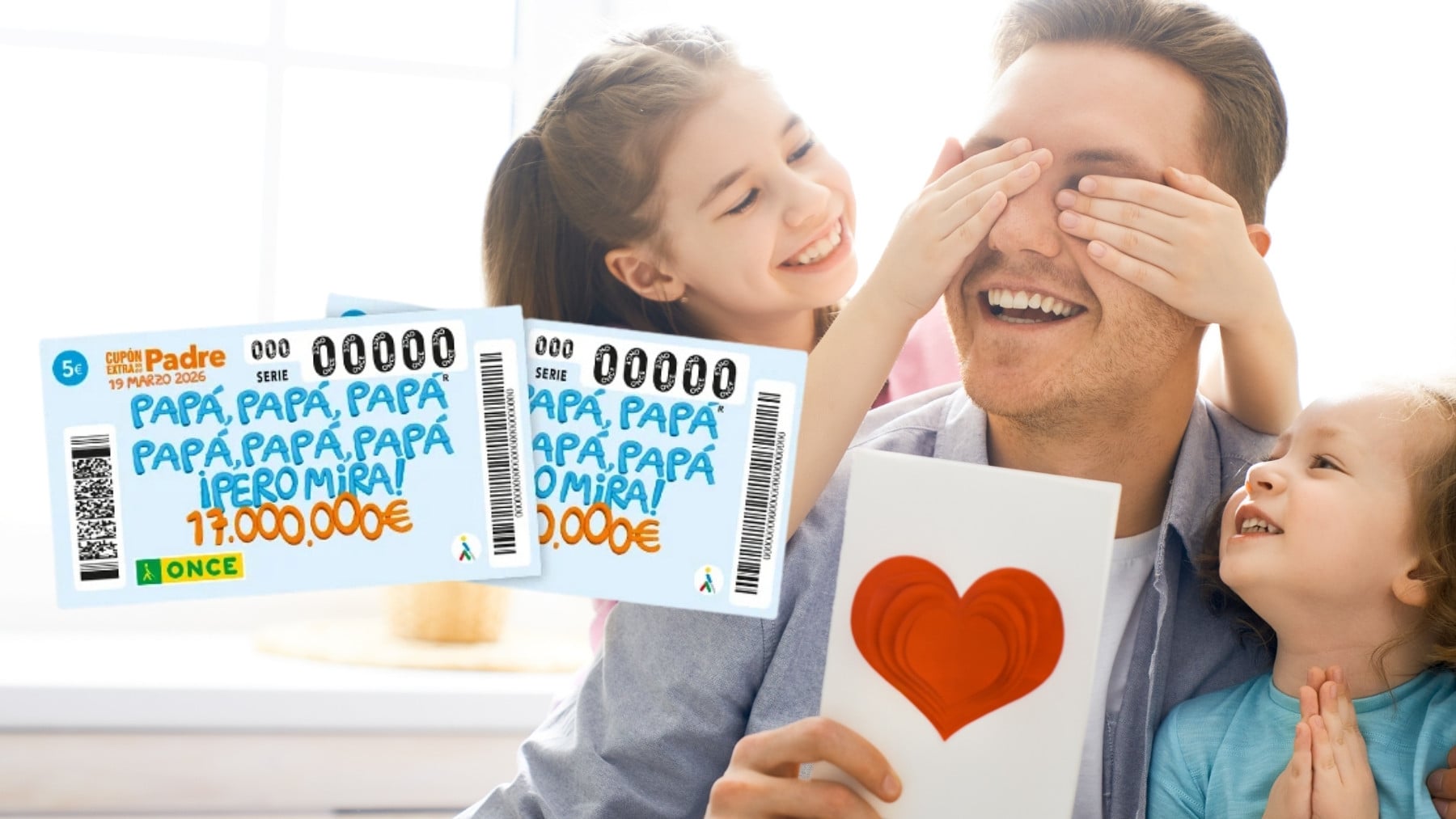 Resultado del Sorteo Extra de la ONCE del Día del Padre: comprobar el número premiado del 19 de marzo de 2026