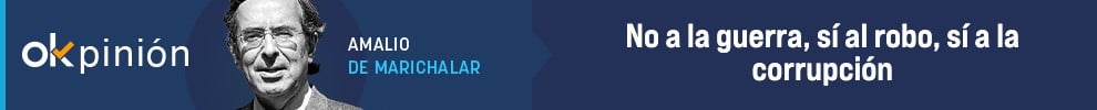 No a la guerra, sí al robo, sí a la corrupción
