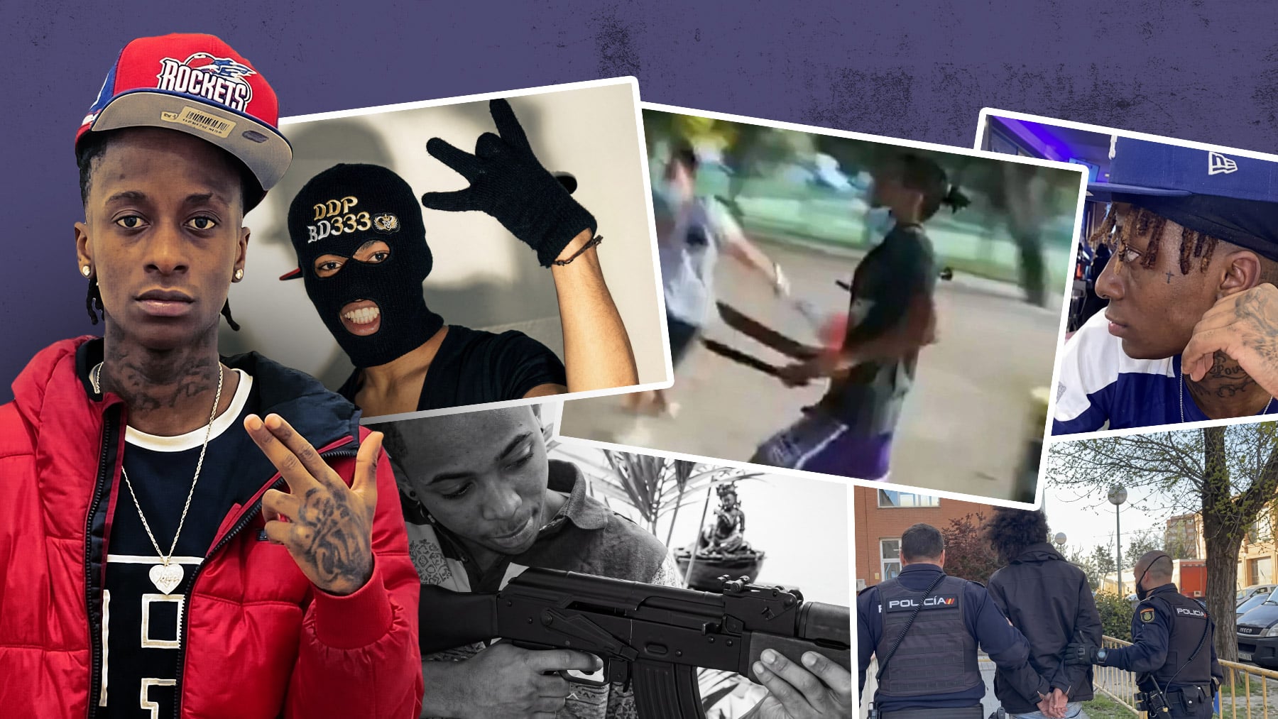 Guerra interna en los Trinitarios: un policía en prácticas detiene pistola en mano una venganza a machetazos